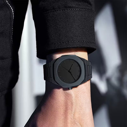 Saywatch mat qara saat – Minimalist dizayn | Unisex