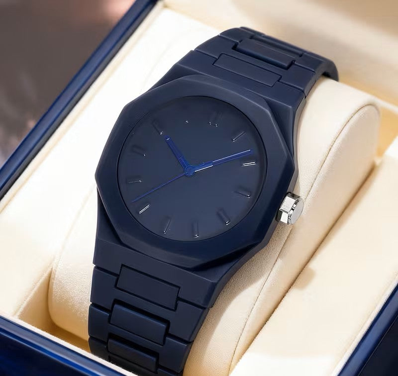 Piwatch mat qara saat – Minimalist dizayn | Unisex