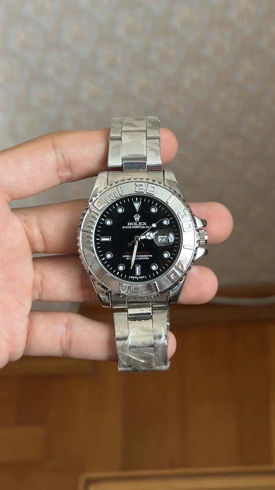 Rolex Yacht-Master Black Dial – Premium A-Class Kişi Qol Saatı — şəkil 2
