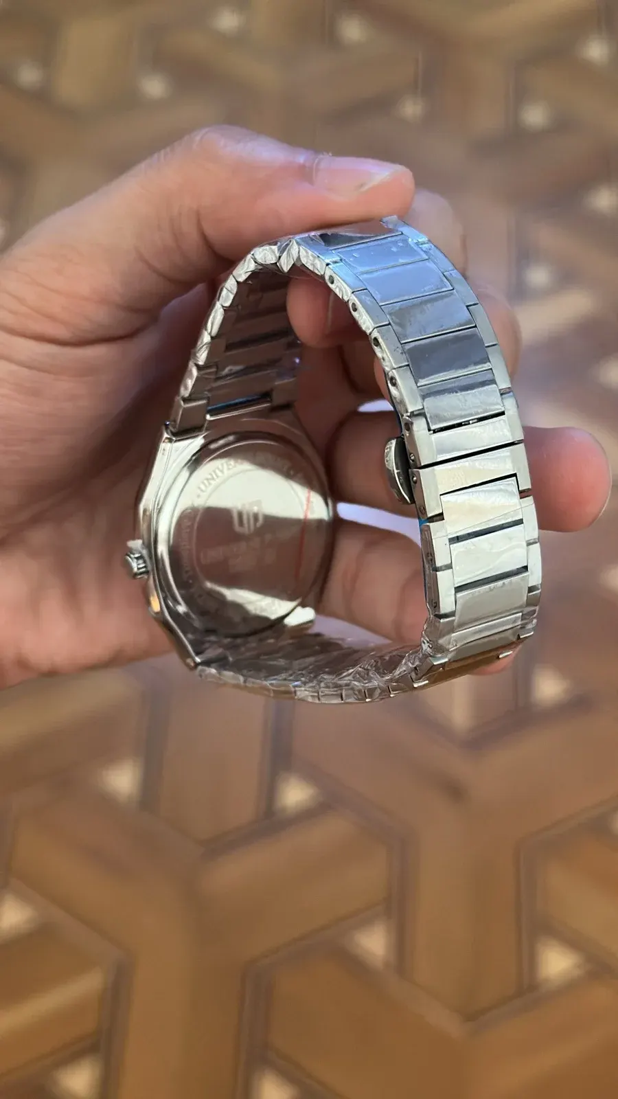 Universe Point Blue Pattern Dial – Kişi Qol Saatı — şəkil 3