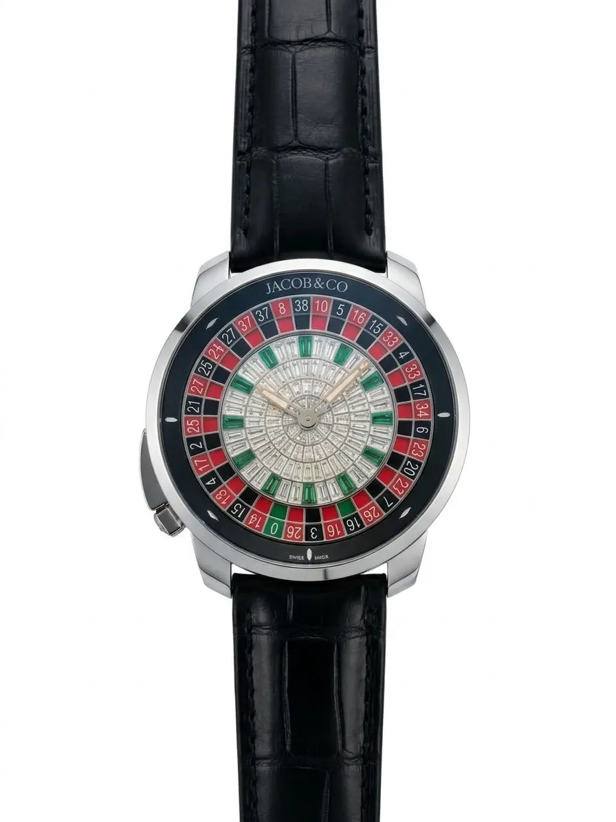 Casino Tourbillon Roulette Dial – Premium A-Class Kişi Qol Saatı