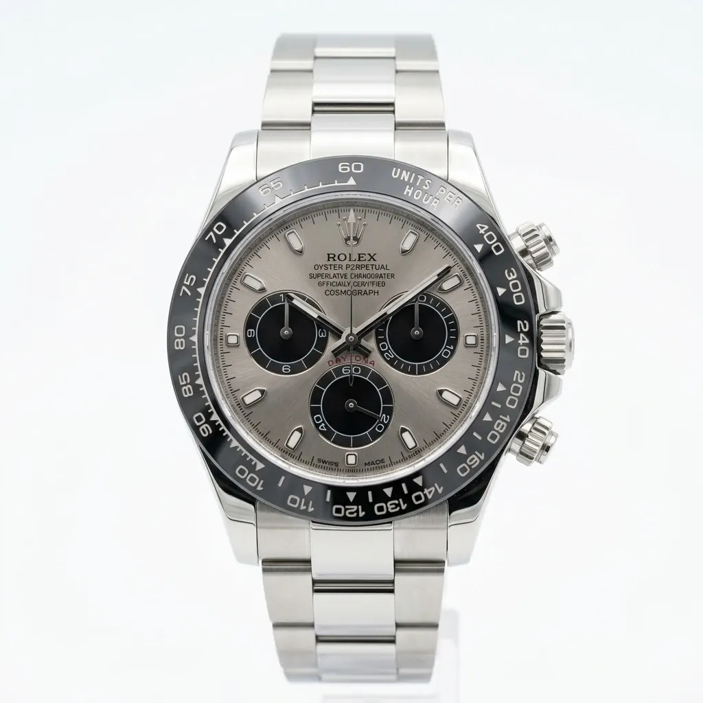 Rolex Cosmograph Daytona Ice Blue Dial Brown Bezel – Premium A-Class kişi qol saatı