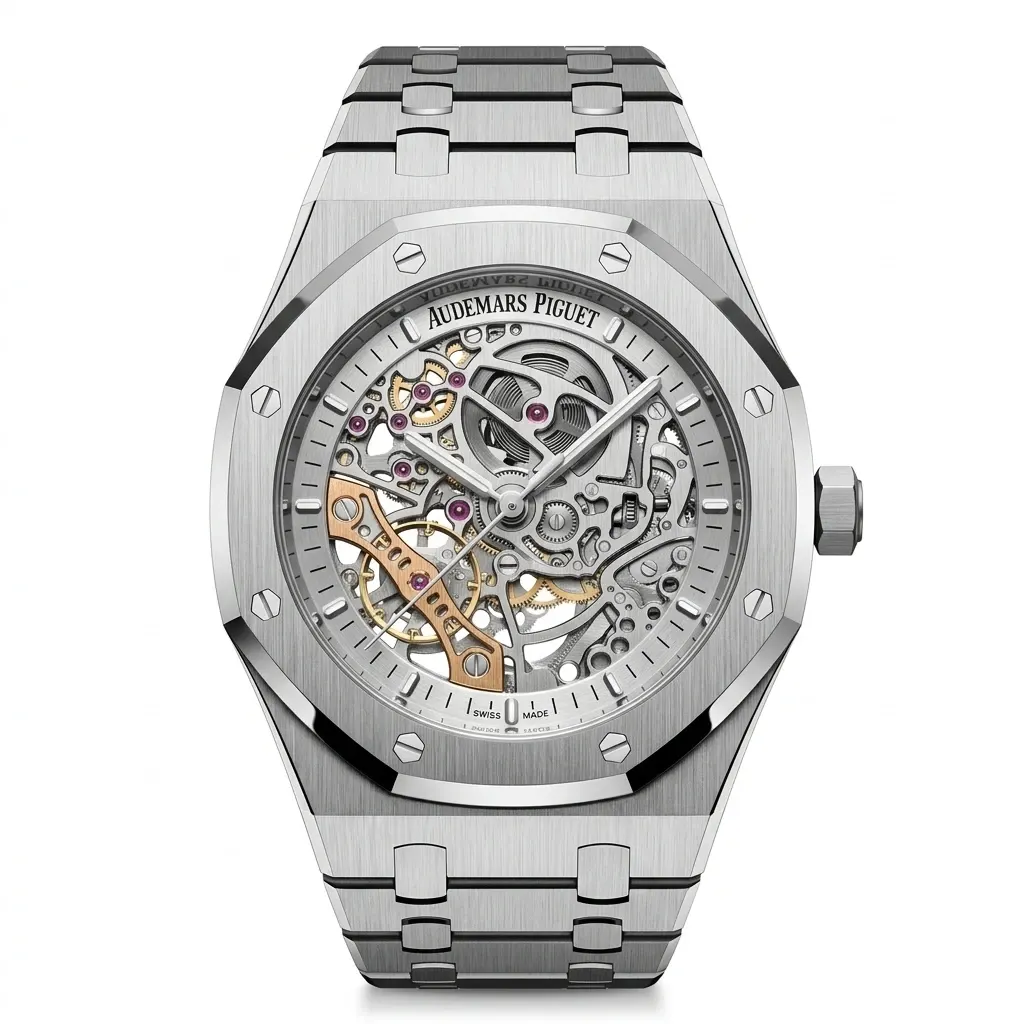 Audemars Piguet Royal Oak Openworked Skeleton Dial – Premium A-Class Kişi Qol Saatı